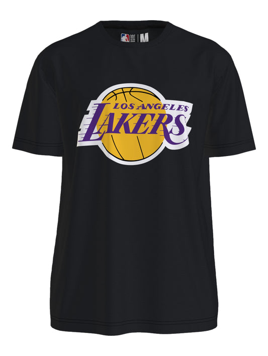 Tops Deportivos Fexpro Playera Nba Basic Primary Logo T-Shirt Negro Ts5210 Para Hombre