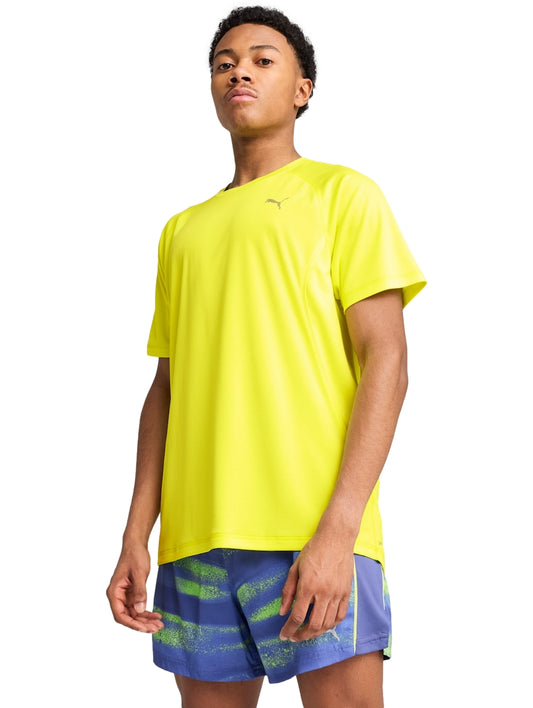 Tops Deportivos Puma Playera M Run Velocity Tee (Poly) Limon 526600 Para Hombre
