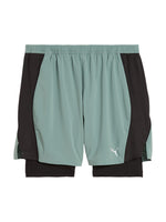 Pantalones Cortos Puma Short M Run Velocity 2In1 Short Verde 526611 Para Hombre