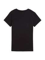 Playera PUMA Ess Logo Lab Negro para Mujer