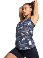 Tops Deportivos Puma Playera W X Saysky Singlet Aop Marino 526957 Para Mujer