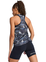 Playera Puma x Saysky Singlet Azul Marino para Mujer
