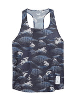 Playera Puma x Saysky Singlet Azul Marino para Mujer