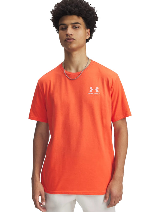Tops Deportivos Under Armour Playera M Sportstyle Logo Ss Naranja 326799 Para Hombre