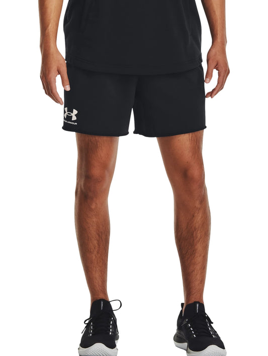 Pantalones Cortos Under Armour Short Rival Terry 6In Short Negro 382427 Para Hombre