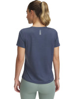 Playera Under Armour Launch Short Sleeve Navy para Mujer