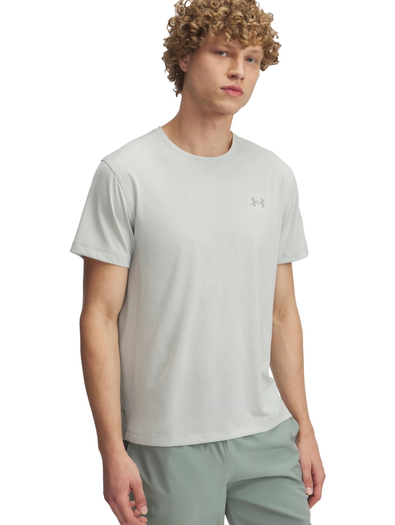 Tops Deportivos Under Armour Playera Launch Shortsleeve Verde 382582 Para Hombre
