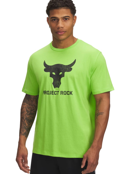 Tops Deportivos Under Armour Playera Pjt Rck Brahma Bull Ss Verde 383191 Para Hombre