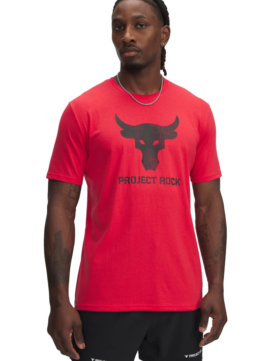 Tops Deportivos Under Armour Playera Pjt Rck Brahma Bull Ss Rojo 383191 Para Hombre