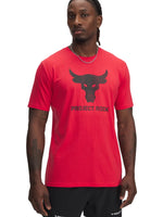Tops Deportivos Under Armour Playera Pjt Rck Brahma Bull Ss Rojo 383191 Para Hombre