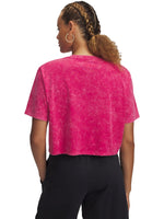 Playera Under Armour Rival Wash Rosa para Mujer