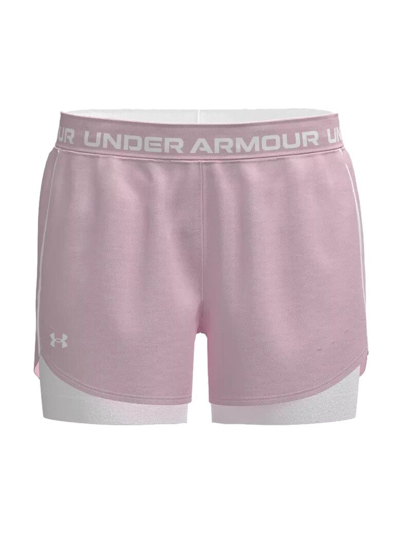 Pantalones Cortos Under Armour Short Tech Play Up 2In1 Shorts Rosa 389895 Para Mujer