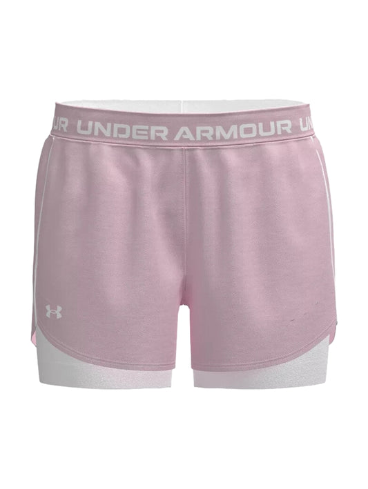 Pantalones Cortos Under Armour Short Tech Play Up 2In1 Shorts Rosa 389895 Para Mujer