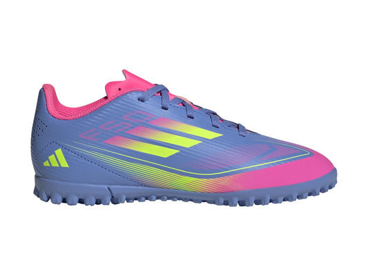Tenis Adidas  Taque Aida F50 Club Tf Infantil Azul Para Para Niño