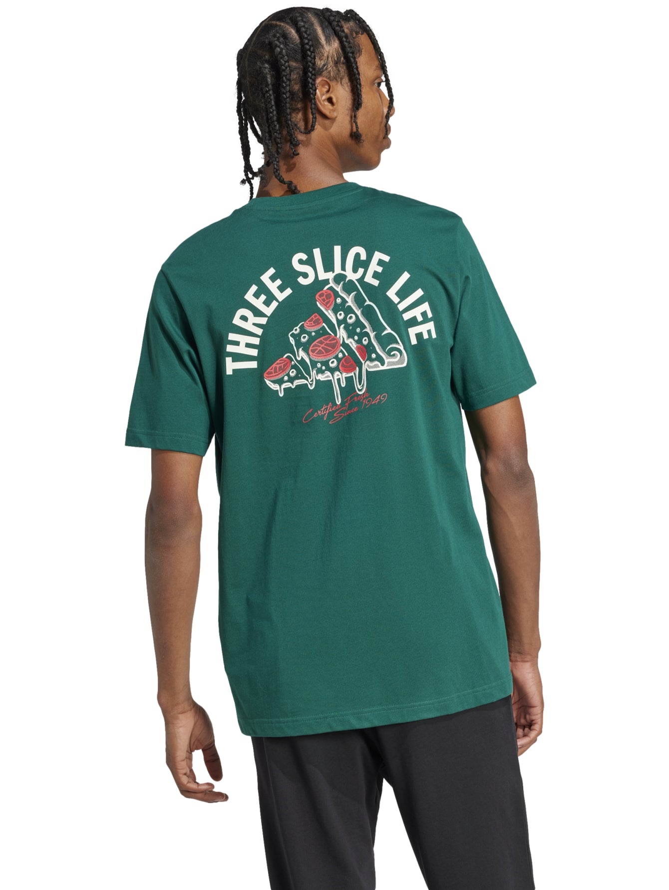 Playera adidas Lounge Pizza Graphic Para Hombre