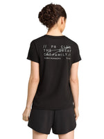 Playera PUMA Graphics Run Club Negro para Mujer