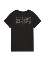 Playera PUMA Graphics Run Club Negro para Mujer
