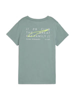 Playera PUMA Graphics Run Club Verde para Mujer