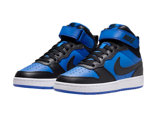Tenis Nike Court Borough Mid 2 Gs Negro Para Niño