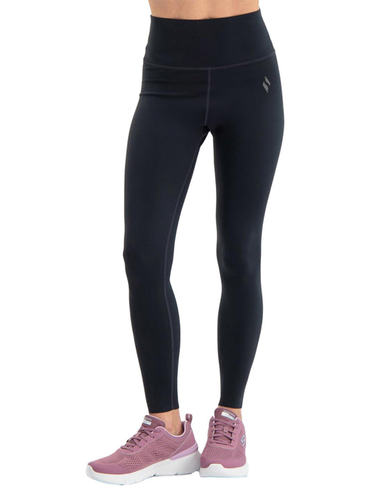 Leggings Skechers Prentina Alta Negro Awl074 Para Mujer