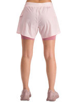 Short Deportivo Skechers Sport Fury 3.0 Rosa Claro para Mujer