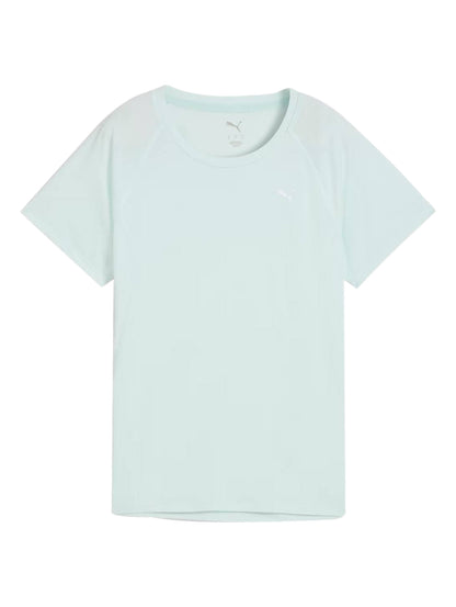 Tops Deportivos Puma Playera W Run Velocity Tee (Tri-Blend) Azul 526580 Para Mujer