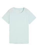 Tops Deportivos Puma Playera W Run Velocity Tee (Tri-Blend) Azul 526580 Para Mujer