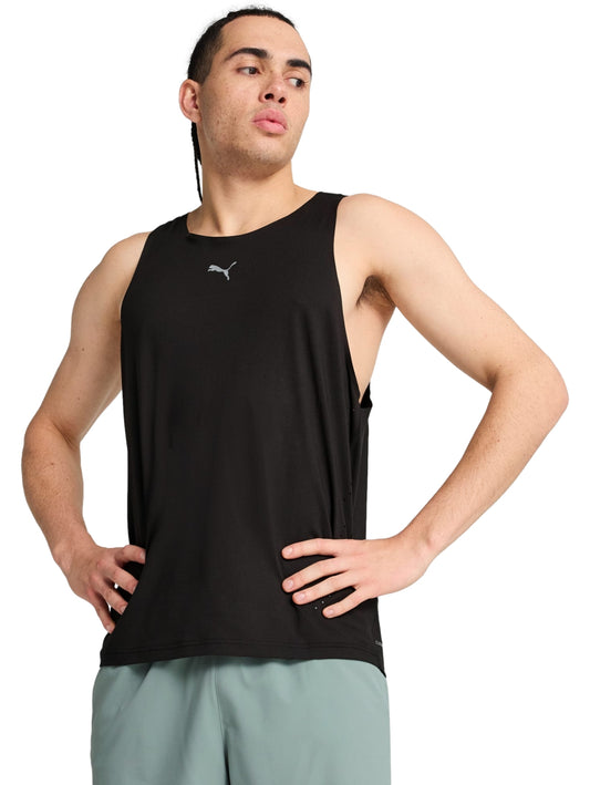 Tops Deportivos Puma Playera M Run Cloudspum Tank Negro 526630 Para Hombre