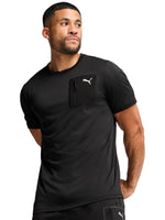 Tops Deportivos Puma Playera M Flex Pocket Tee Negro 526715 Para Hombre