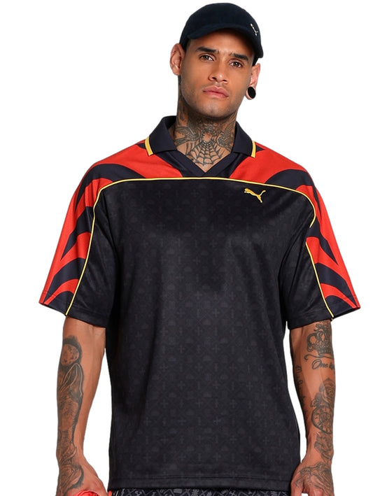Camisetas De Manga Corta Puma Playera Road To Unity Relaxed Aop Football Jersey Marino 629619 Para Hombre