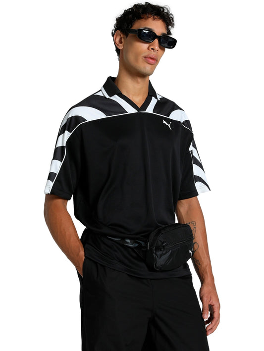 Camisetas De Manga Corta Puma Playera Future Archive Relaxed Football Jersey Negro 629687 Para Hombre