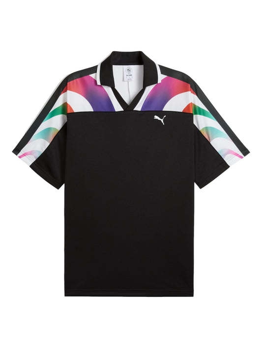 Camisetas De Manga Corta Puma Playera Equal Love Confederation Football Jersey Negro 629625 Para Hombre