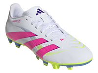 Tenis Adidas Predator Club Blanco y Rosa para Hombre