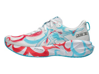 Tenis ASICS Novablast 5 Tokyo Blanco y Azul para Hombre