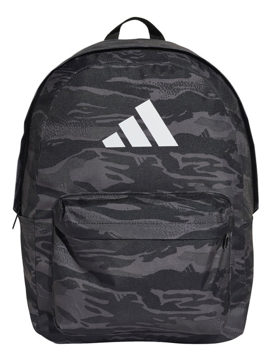 Mochilas Adidas Classic Estampada Gris Unisex Jf6086 Para Hombre