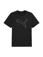 Playera Puma Essential Heather Cat Negro para Hombre