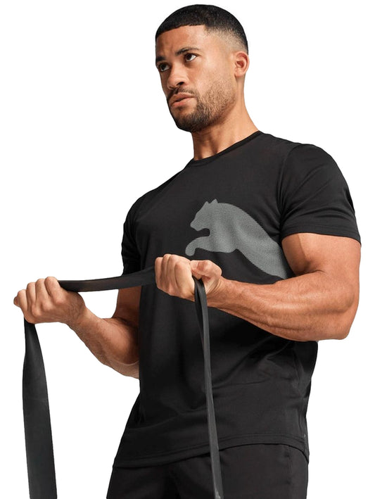 Tops Deportivos Puma Playera M Tad Big Logo Tee Negro 526721 Para Hombre