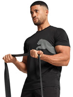 Tops Deportivos Puma Playera M Tad Big Logo Tee Negro 526721 Para Hombre