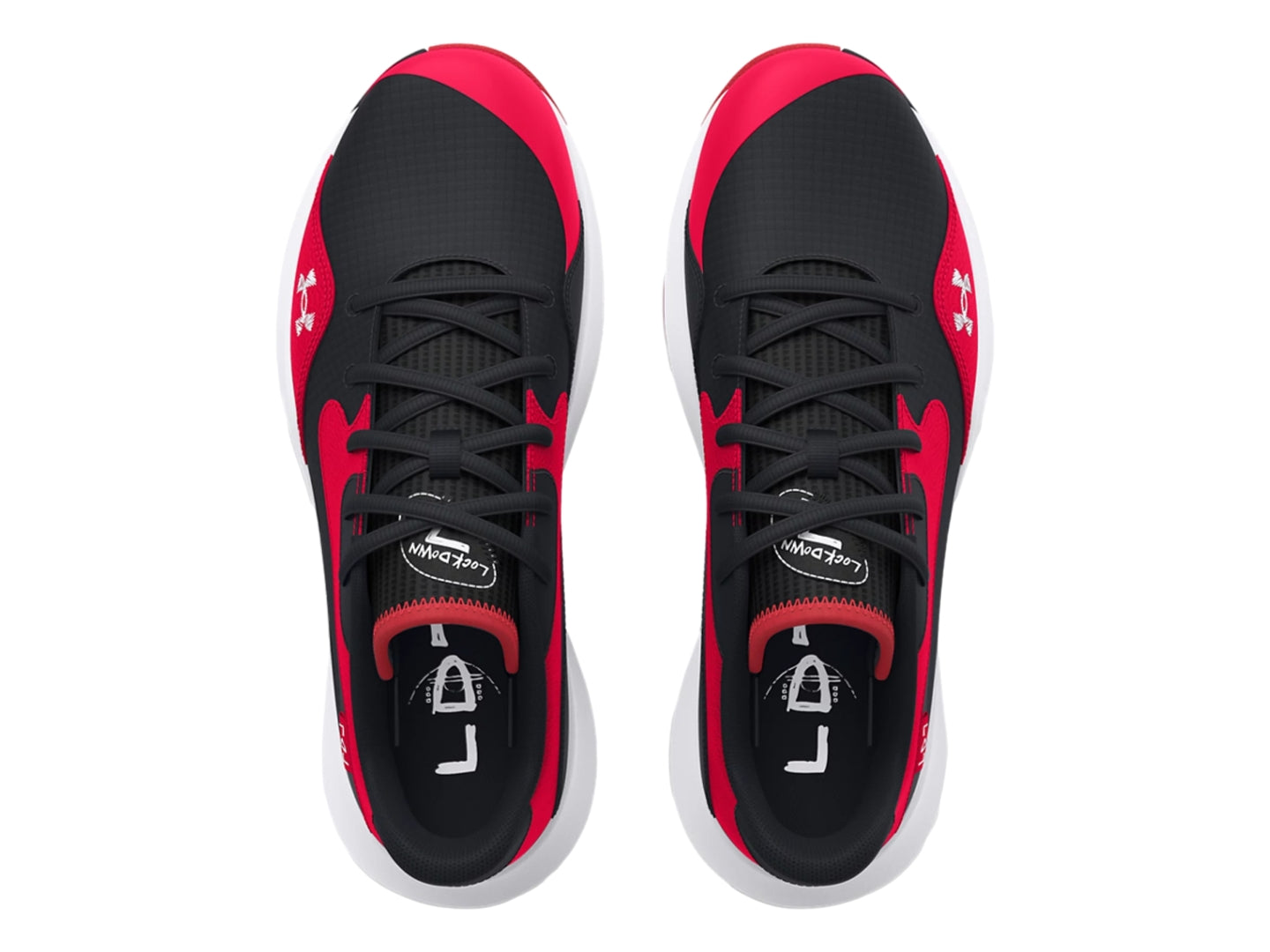 Tenis Under Armour Lockdown 7 Low Rojo Para Hombre