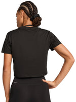 Playera PUMA W Tad Essential Baby Tee Negro para Mujer