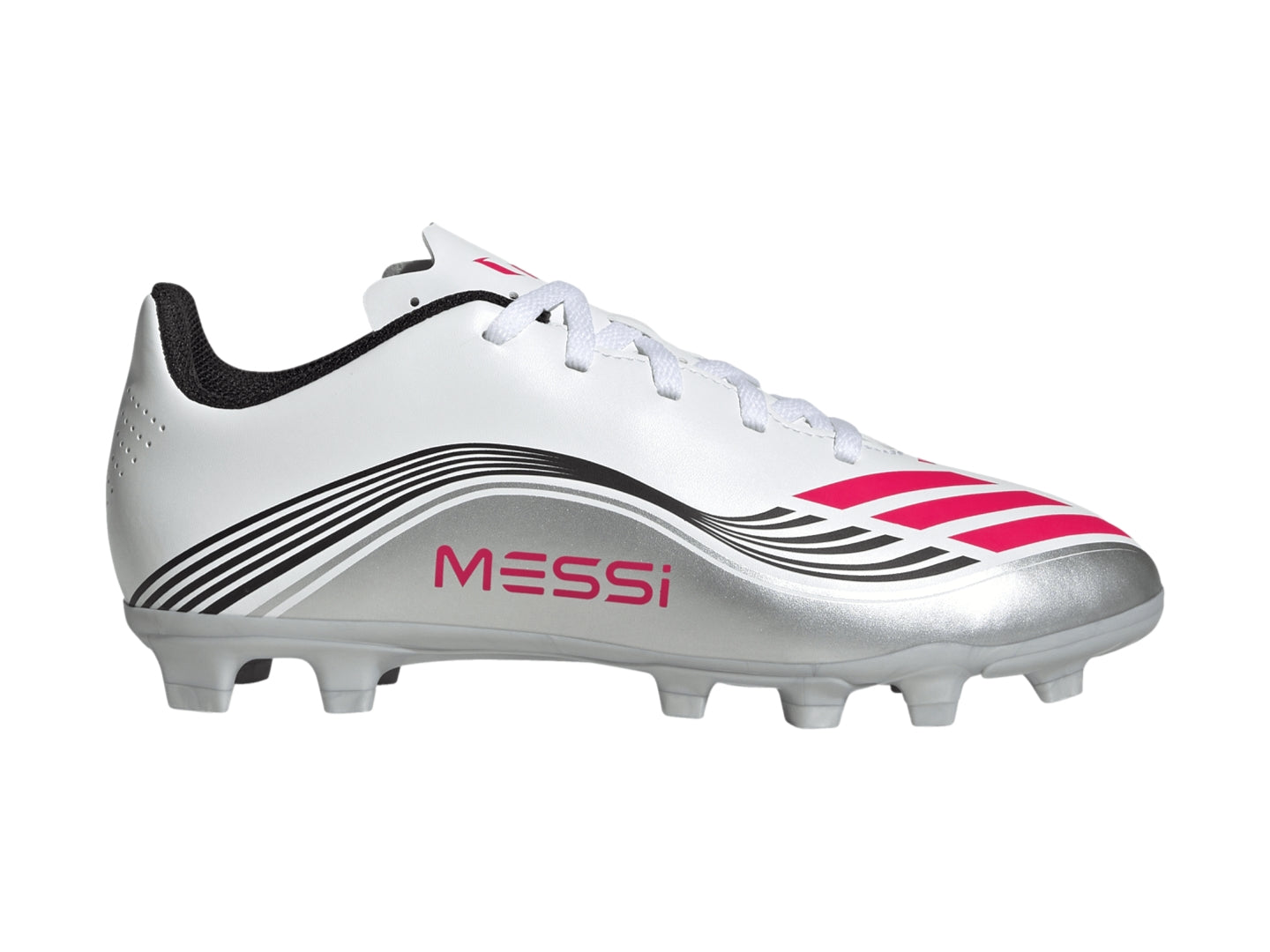 Tenis Adidas Taquete F50 Messi Club Fg M Blanco Para Niño