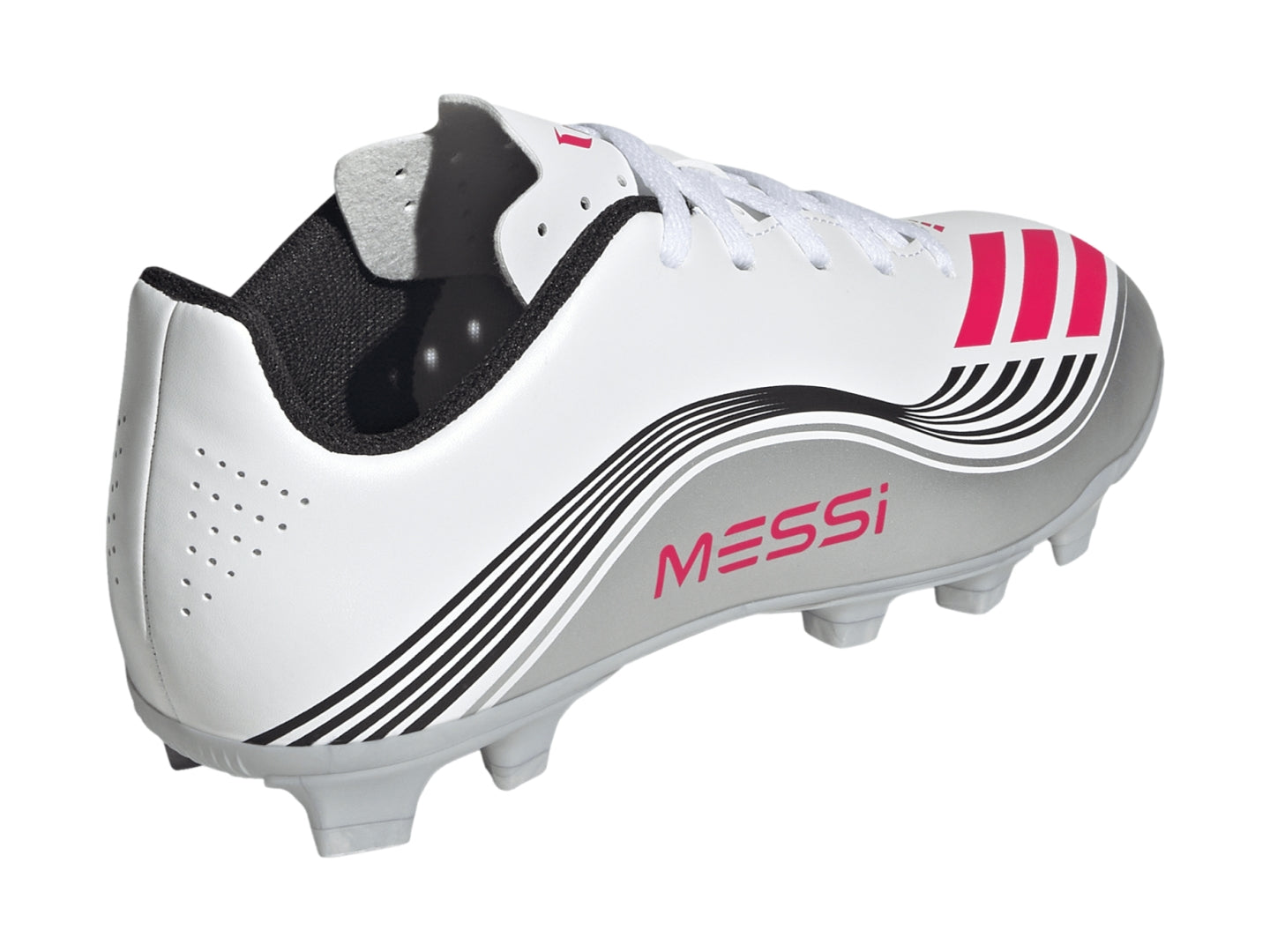 Tenis Adidas Taquete F50 Messi Club Fg M Blanco Para Niño