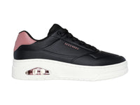 Tenis Skechers Uno Court Negro Para Mujer
