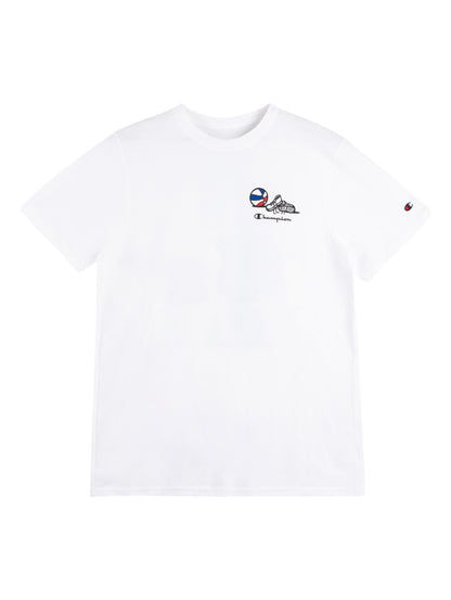 Tops Deportivos Champion Playera Classic Graphic Tee Blanco 58609F Para Hombre