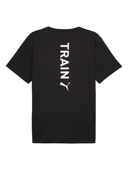 Playera Puma Training Vertical Logo Para Hombre