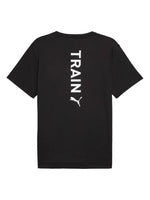 Playera Puma Graphics Training Vertical Logo Negro para Hombre