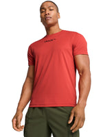 Tops Deportivos Puma Playera M Graphics Training Vertical Logo Tee Rojo 526569 Para Hombre