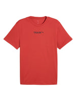 Playera Puma Training Vertical Logo Rojo para Hombre