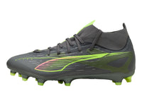 Tenis Taquetes Puma Ultra 5 Match Plata y Amarillo para Hombre