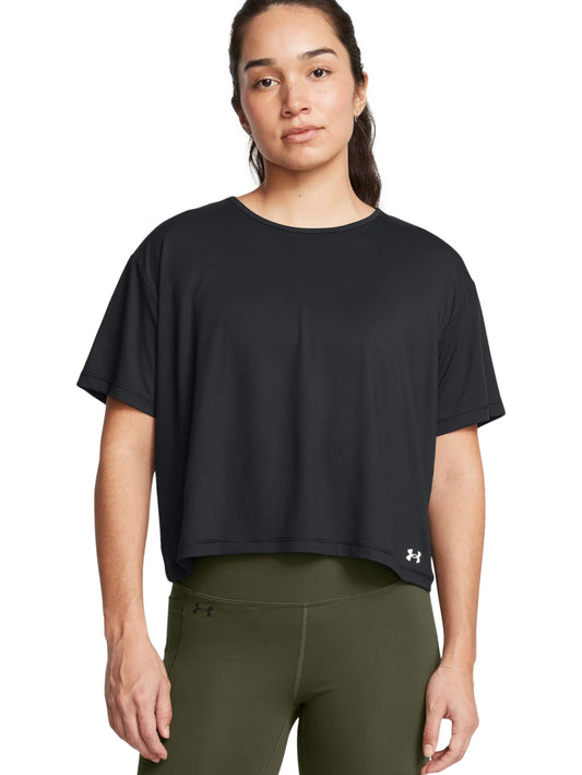 Tops Deportivos Under Armour Playera Motion Ss Negro 379178 Para Mujer